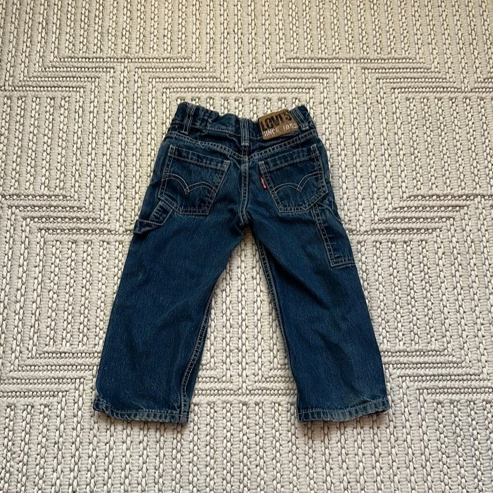Levi's Blue Classic Straight Leg Jeans. Vintage